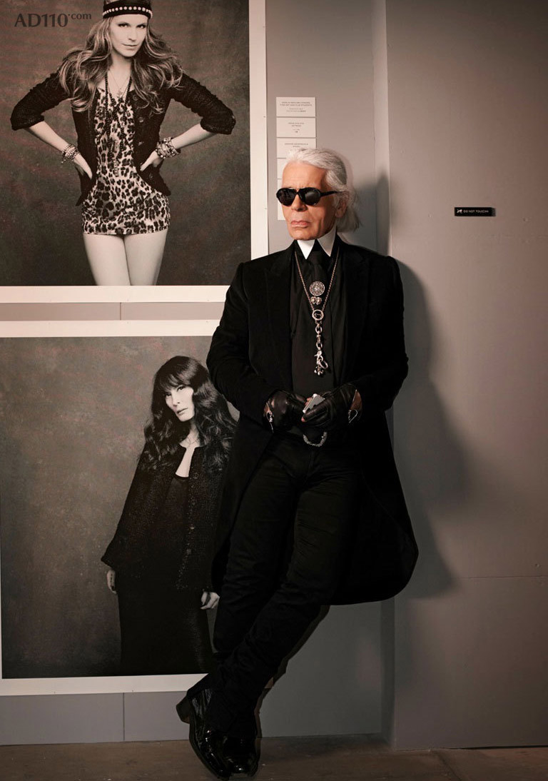 karl lagerfeld × wallpaper*