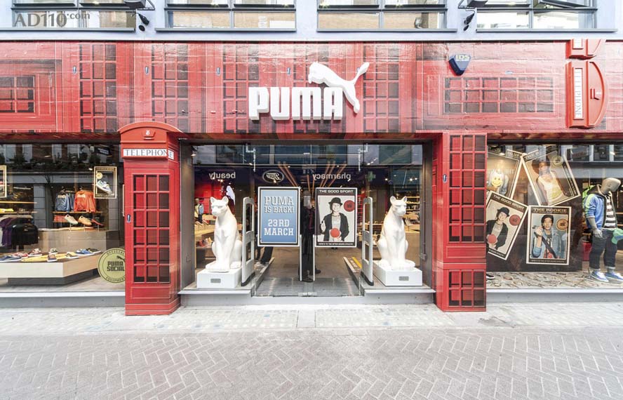puma简约创新的欧洲零售店